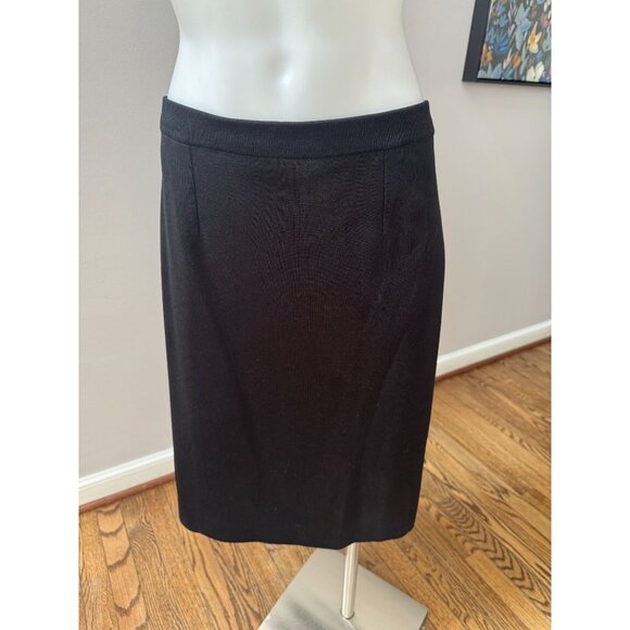 Exclusively MISOOK Black Knit Pencil Skirt Size Large - Picture 2 of 5